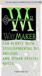Mobile Screenshot of getwaymaker.org
